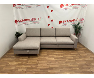 Diivan MARIO SLEEPING (Vasak nurk, väljatõmmatav)(Beige)(Eksponeerimine)